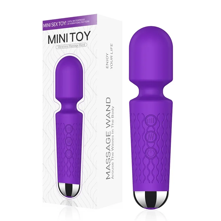8 Plus 20 Patterns Massager Wand with USB Rechargeable Vibrator Sex Toy 8 Plus 20 Patterns Massager Wand with USB Rechargeable Vibrator Sex Toy
