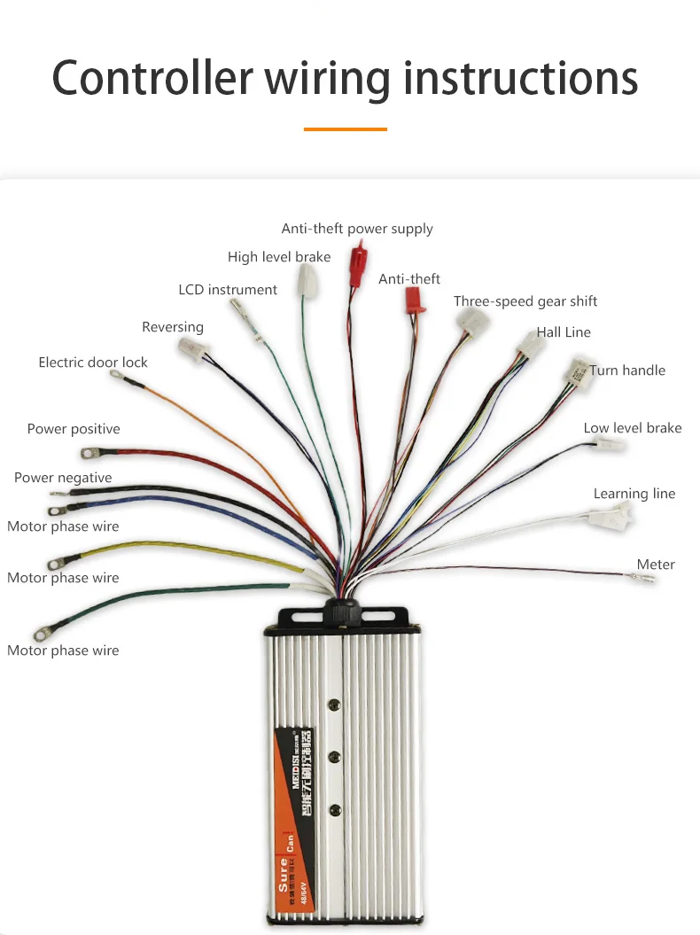 84v/3000w Ev Conversion Kit For Scooter Kit Auto Electrico Conversion