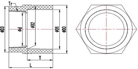 ISO 1452 Standard Sch80 CPVC PVC Straight NPT Female Threaded Adaptor