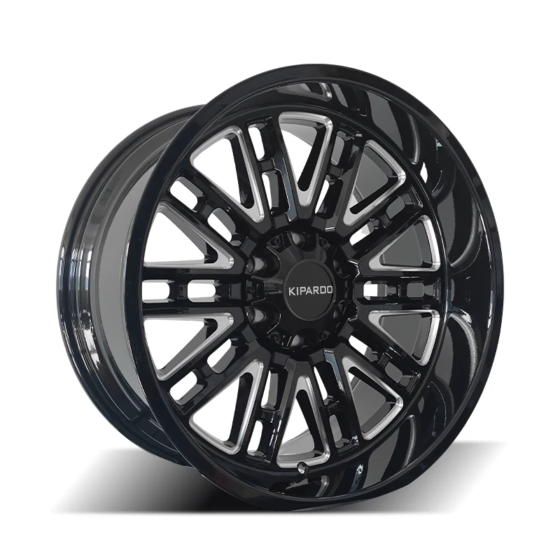 Kipardo Deep Concave Off-road Rims 20 Inch 6x139.7 Glass Black Milling ...