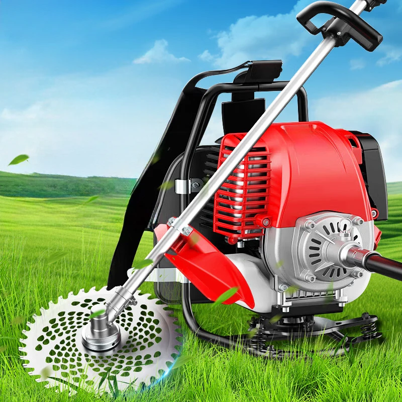Multifunction Manual Backpack Gasoline 58cc Brush Cutters 4-stroke Machine
