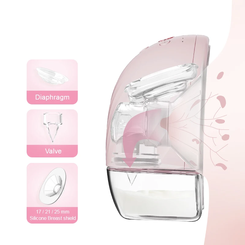 2022 Hands Free Breastpump 2 Modes & 5 Levels Wireless Wearable Electric Breast Pump