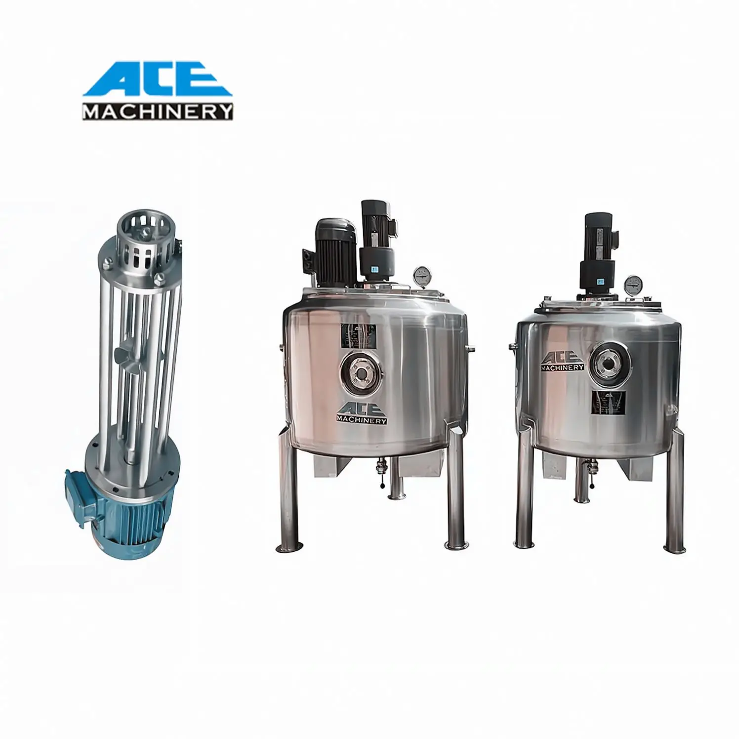 Automatic Toothpaste Production Line Vacuum Emulsifying Mixer Homogenizer Cosmetic Cream Making Machine