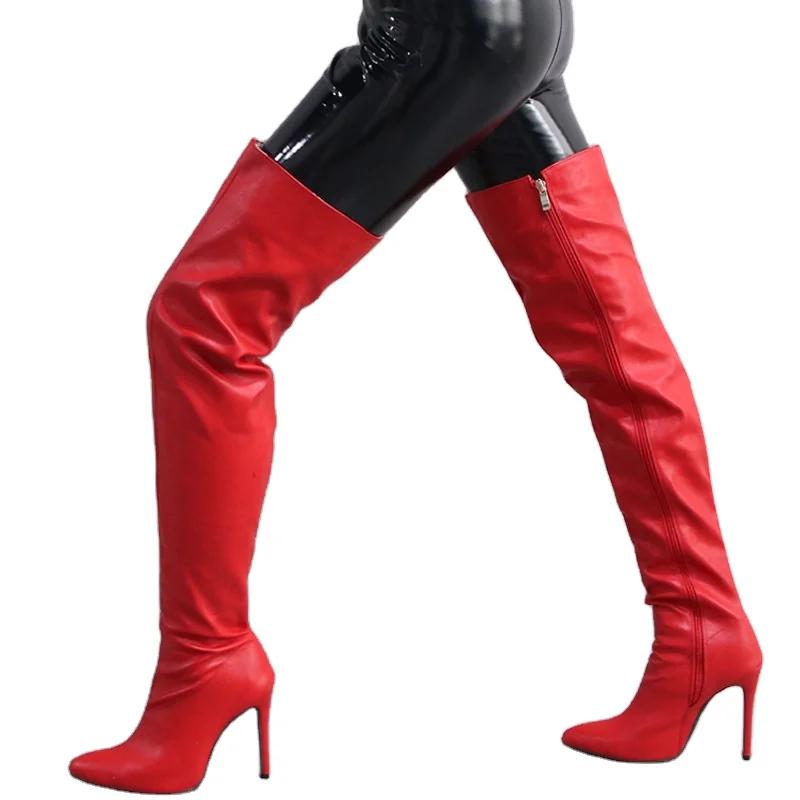 thigh leather boots for sale