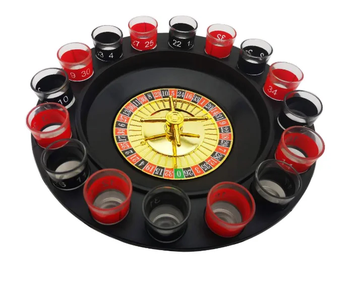 lucky shot drinking roulette game