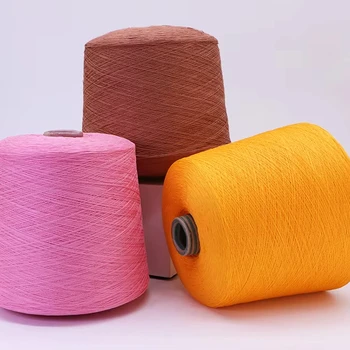 Mercerized 100% Cotton Combed Yarn for Sewing Hand Knitting Weaving Embroidery-High Evenness Dyed