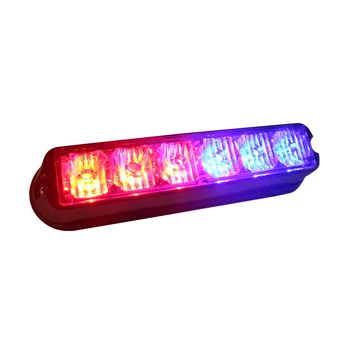 grille strobe blinker light Dual-Color R&B LED Truck Surface Mount Strobes (TBF-6691L-C-R3B3)