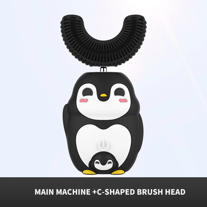 Cartoon Little Elephant Toothbrush Promotion U Shaped Electric Child Toothbrush for Children