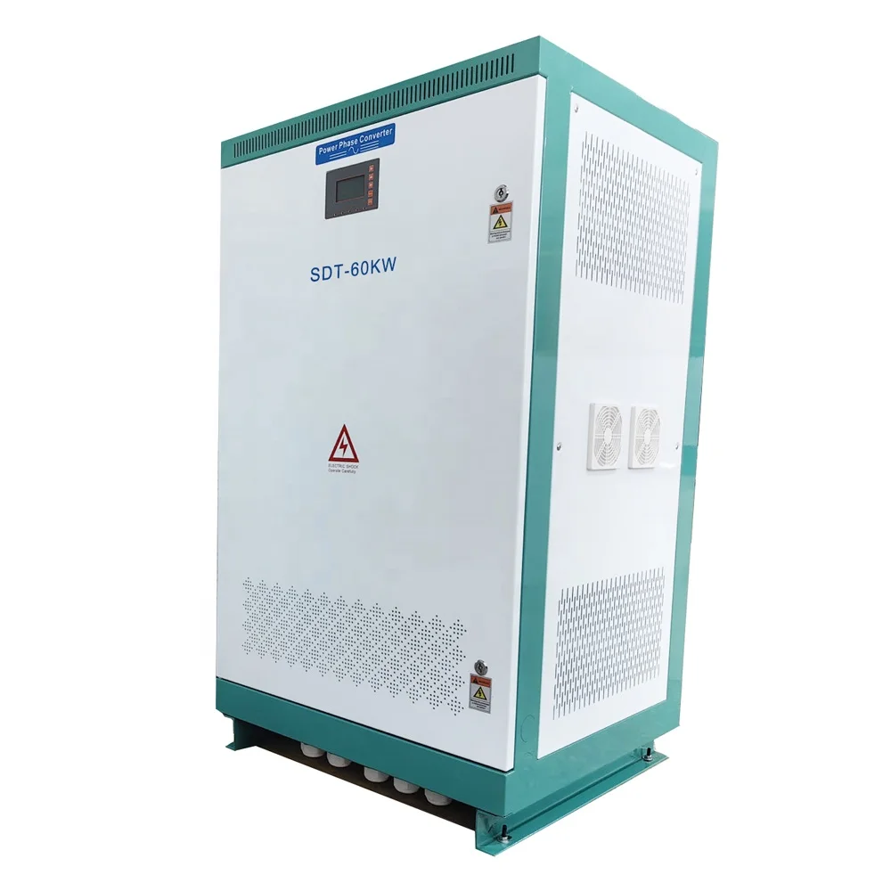 60KW Digital Phase Converter Single Phase to 3 Phase Converter