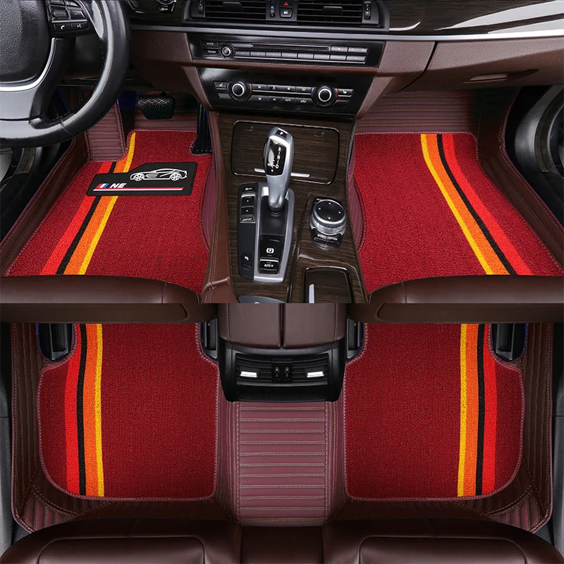 High Quality Customized Universal Car Wholesale Universal Car Mat Carpet Pu Leather Wholesale