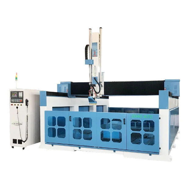 4 Axis Cnc Router Atc CNC 3d Foam Cutting Machine to Make 3d Statues Sculptures