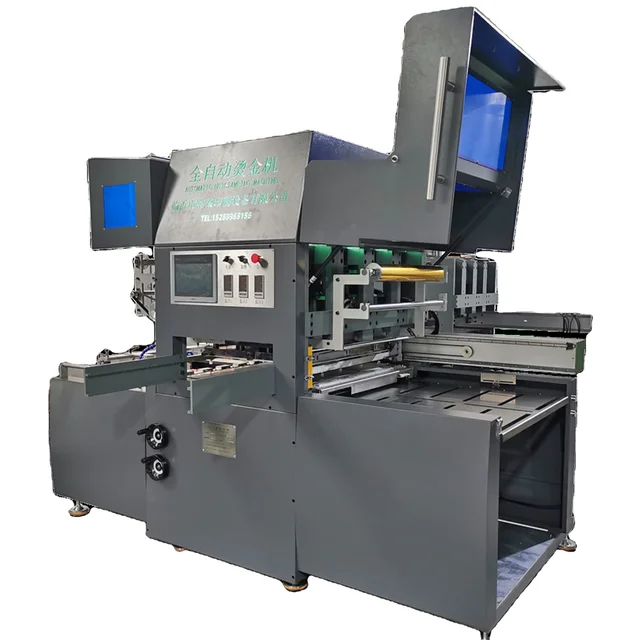 high speed small size flat bed fully automatic hot foil stamping machine for Smaller Paper Size