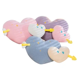 Custom Heart-Shaped Stuffed Tiger Pillow for Valentine's Day Soft Plush with PP Cotton Filling Gift Decoration