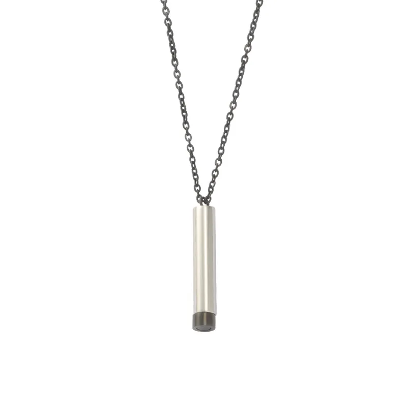 Stainless Steel Hidden Bar Necklace