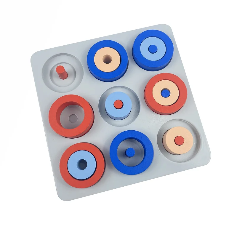 Math Playground Tic Tac Toe New Design Game Tic Tie Toe Wood Brain Board Game