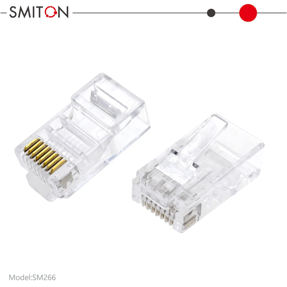 8P8C RJ45 CAT6 Network Plug Connector High Quality Product Category Connectors