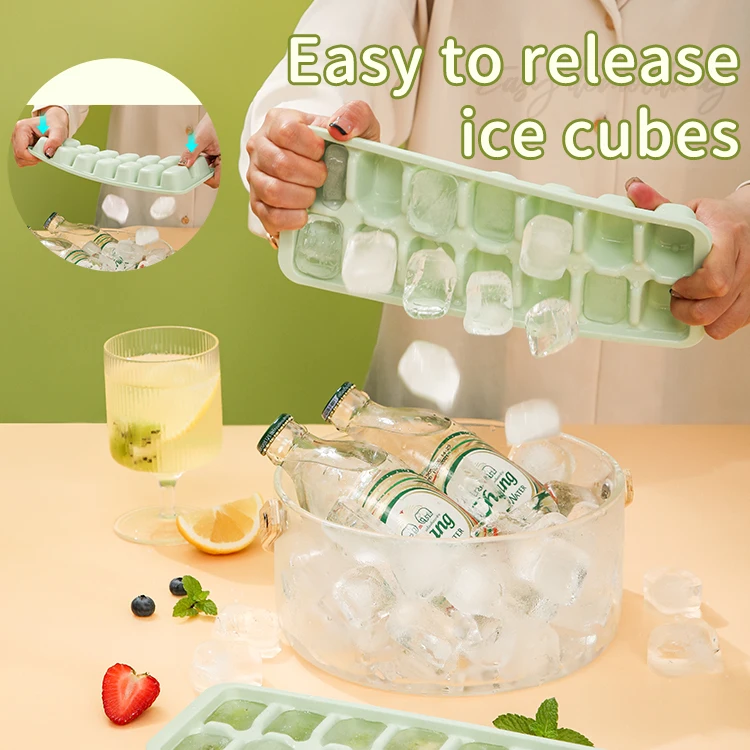 Haixing Hot Selling Ice Making Box With Lid Press Creative Ice Making Mold