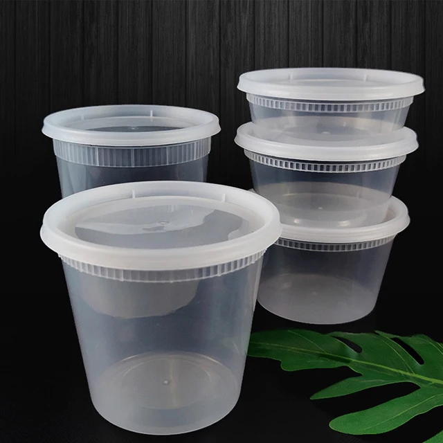 Wholesale Food Storage Containers With Lids 8oz 12oz 16oz 24oz 32oz