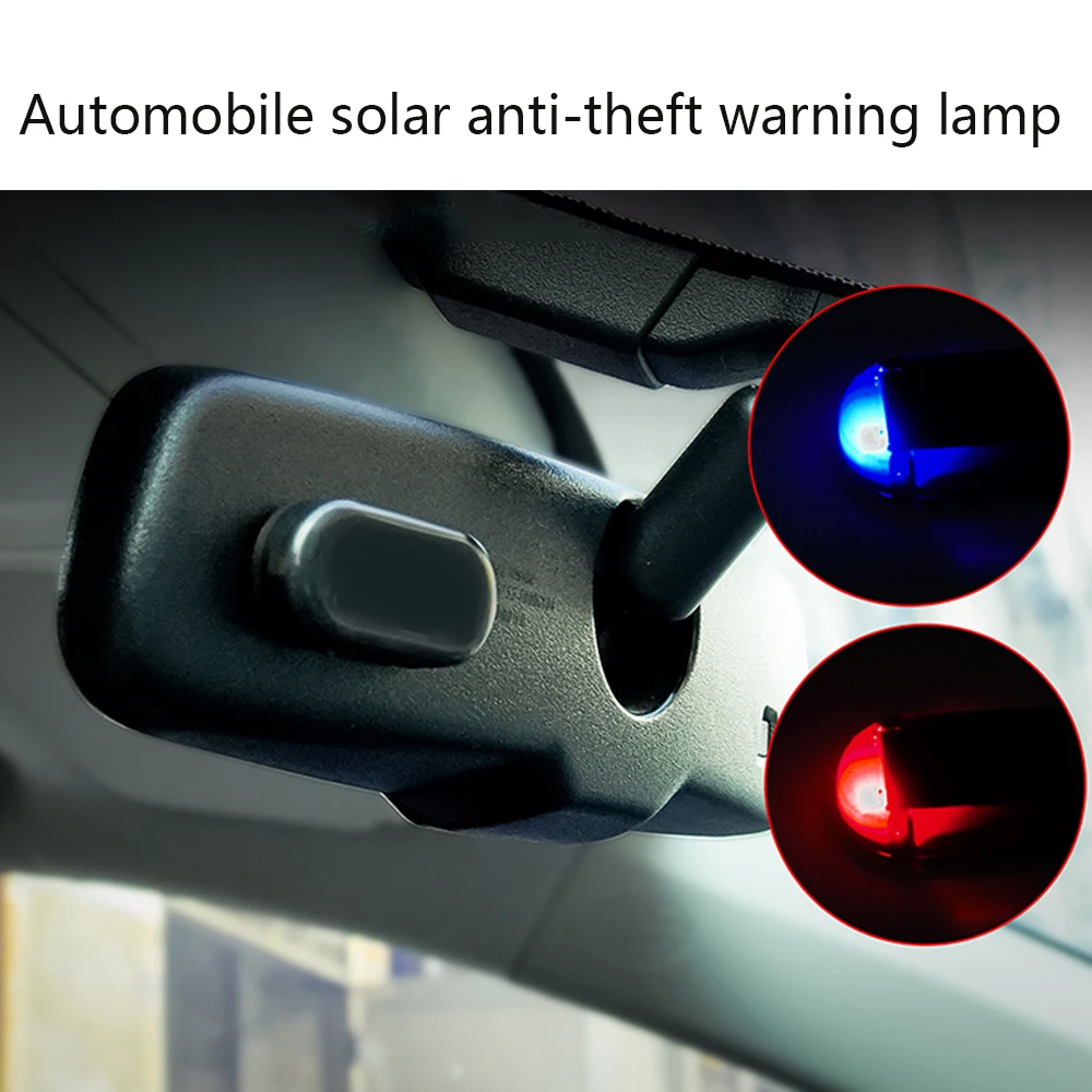 Car Fake Security Light Solar Powered Simulated Dummy Alarm Wireless