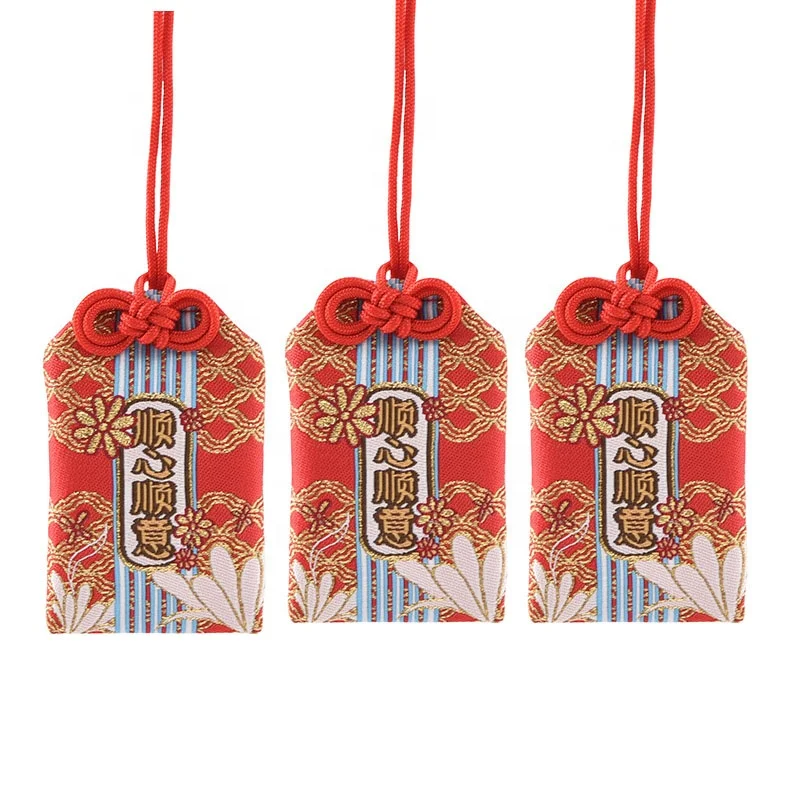 YYX DIY Custom Japan Omamori Powerful Heart Embroidery Amulet