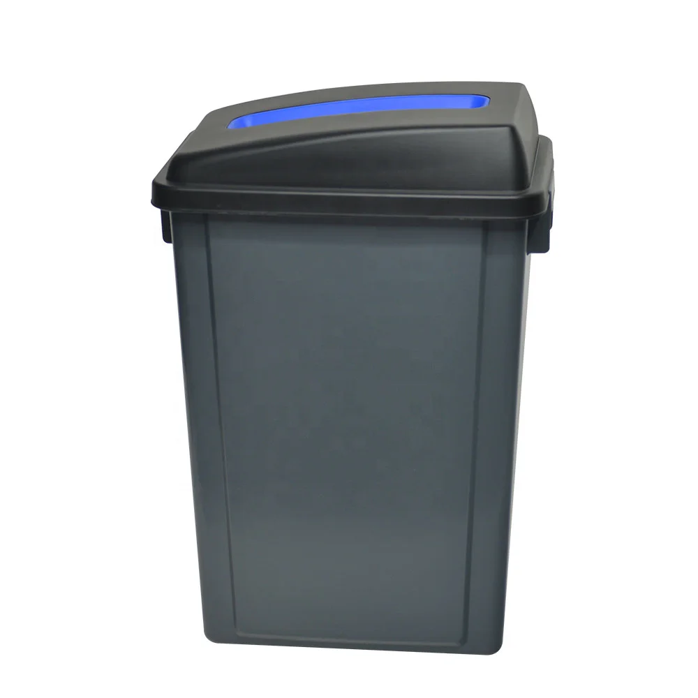 Outdoor Plastic 3 Compartments recycle garbage bin Waste Bin trash can