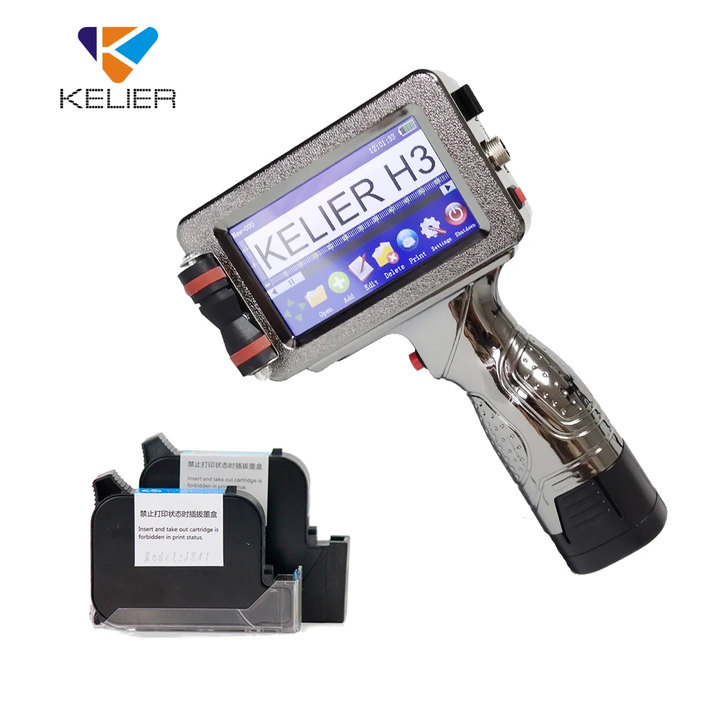 Ручной струйный принтер, машина для кодирования даты истечения срока годности, Печать переменных данных, металлический логотип