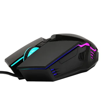 Gaming mouse Wired Gaming Mechanical Mouse RGB Luminous Gaming Six Button Mechanical Wired Mouse