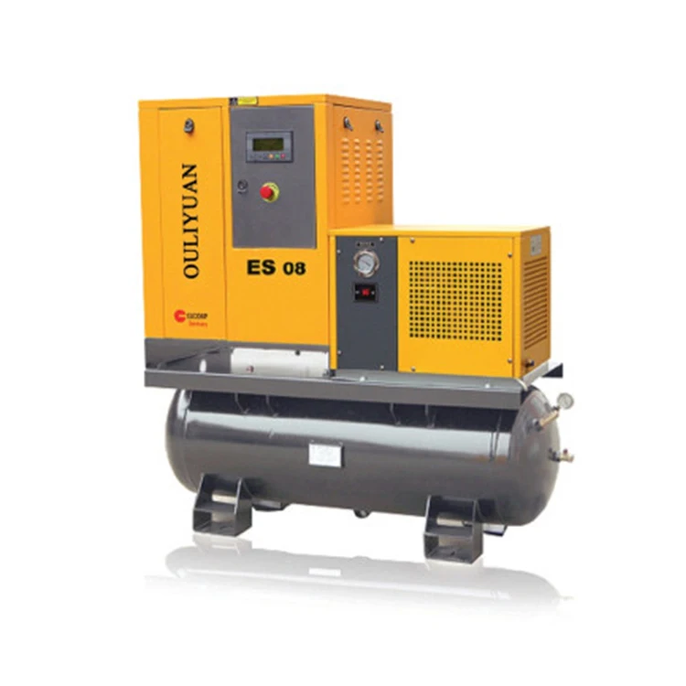 2021 Hot Selling Good Price 4kw Integrated Rotary Screw Air Compressor