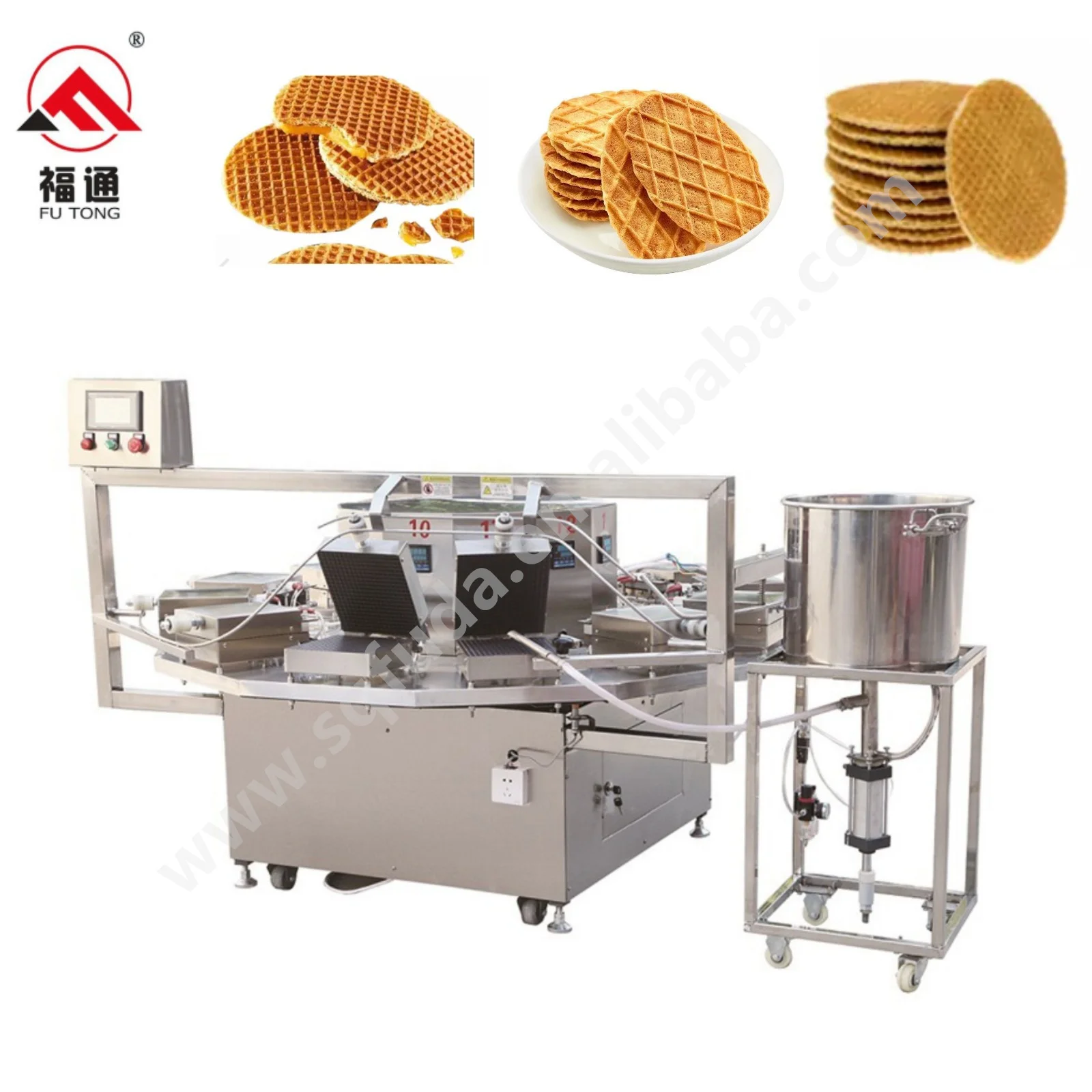 Electric Egg Waffle Machine Bubble Waffle Maker / Waffle Making Machine