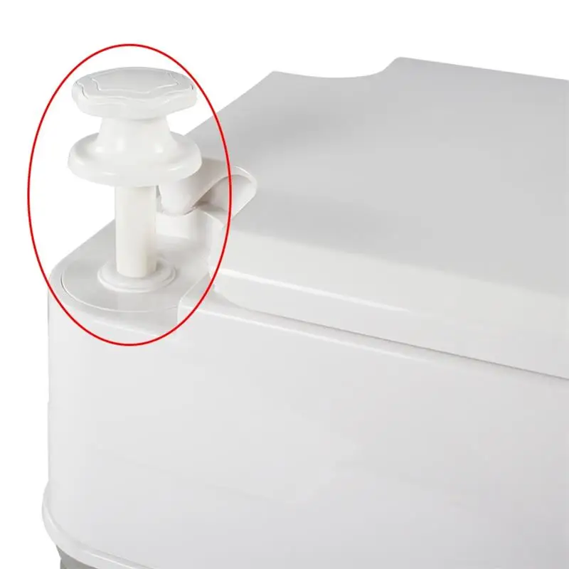 Caravan Accessories 20L Portable Camping Plastic RV Water Inlet Shower Toilet Combo for Boat Trailer Bathroom
