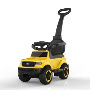 4 Wheel Plastic Body Hand Kid Ride on Push Car Toy Baby Walker Foot to Floor Kid Sliding Car for Children