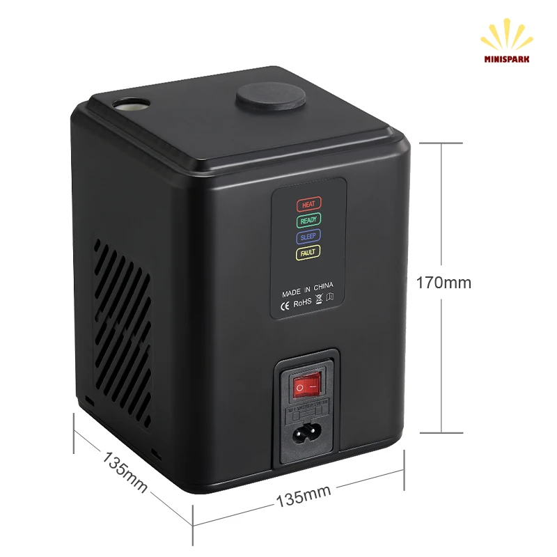 350w Fountain 3 Meters Mini Cold Spark Machine Wireless Cold Pyro  Machine Fireworks for Party Wedding Events