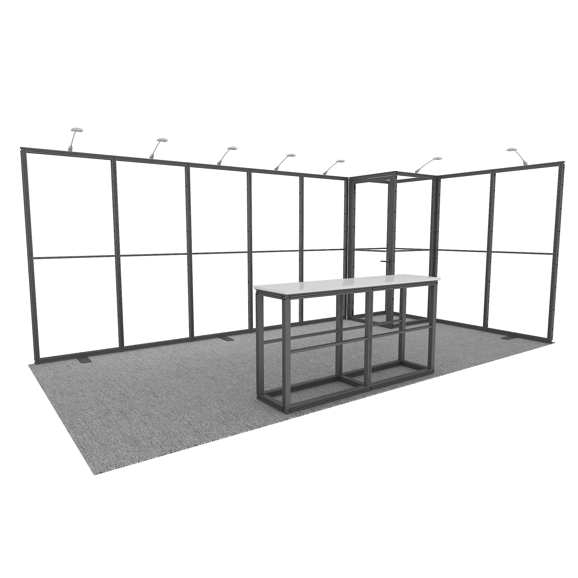 10x20 3x6 Modular Diy Custom Graphic Trade Show Exhibition Booth