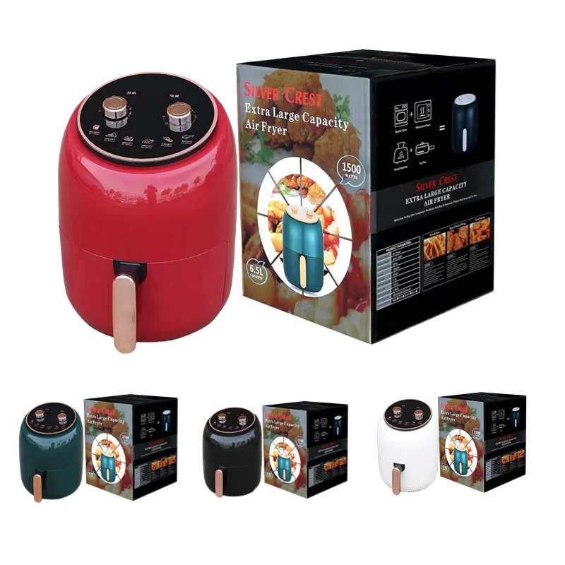 New Arrivals Nonstick Basket 1500w 6.5l Air Cooker Fryer Kitchen Appliances Hot Air Fryer With