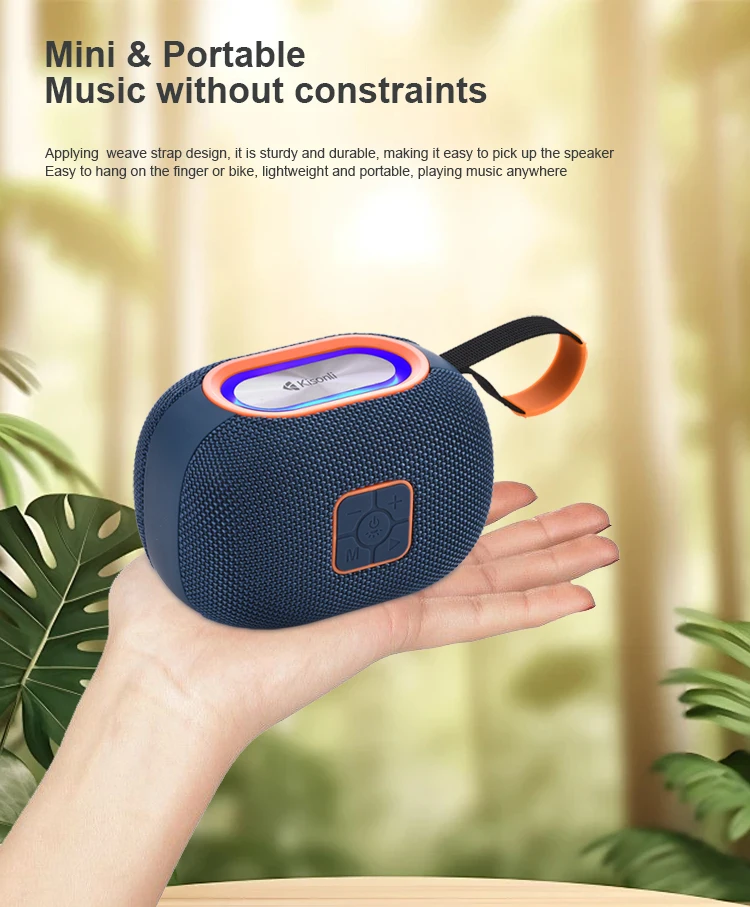 Kisonli G18 Waterproof Shower Bass Speaker Subwoofer External Speakers