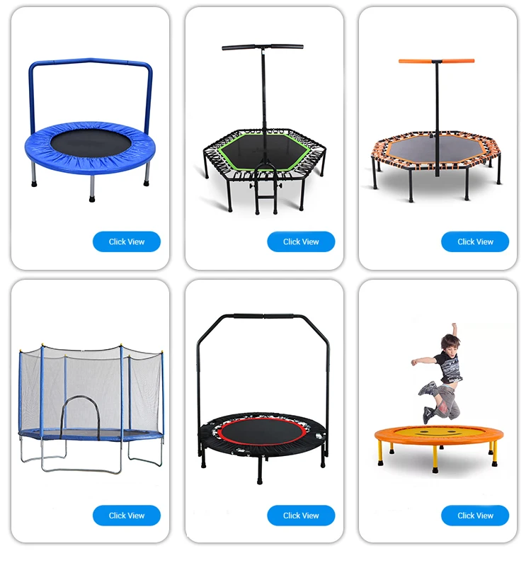 Custom Round Professional Smart Trampolin Elastic Bed Jumping Exercise