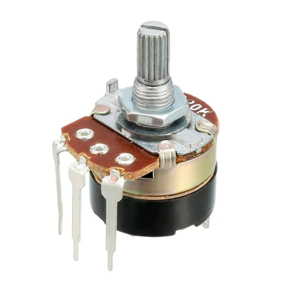 WH138-1 Rotary Potentiometer with Switch - 10000 Electrical Life