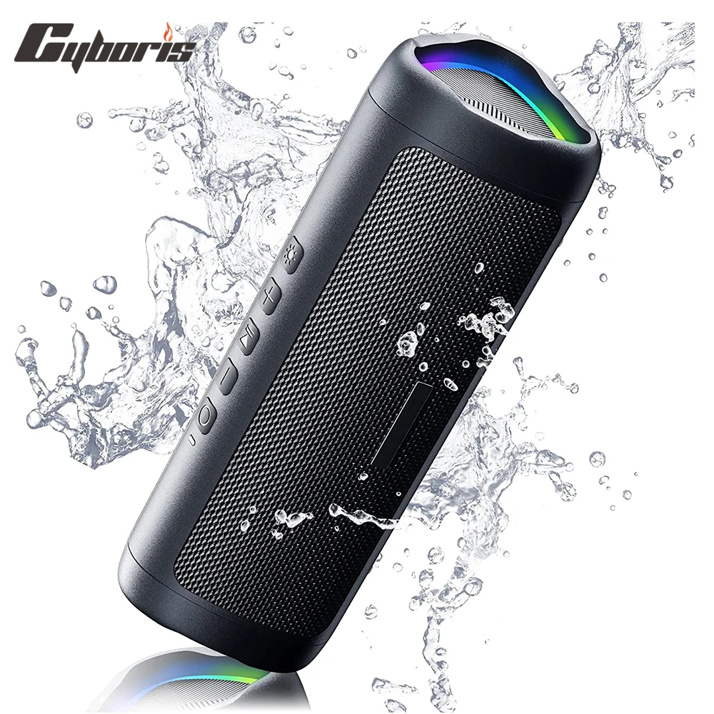 C27 Blue-tooth Speaker 20W Wireless Speaker With Deep Bass 24H Playtime IPX7 Waterproof Bluetooth 5.3 Portable Speaker With Led_voghion.com