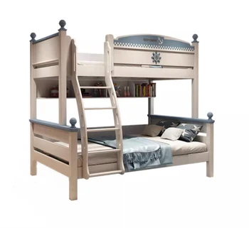 kids bunk bed with rudder design  bookcase bed bedroom furniture