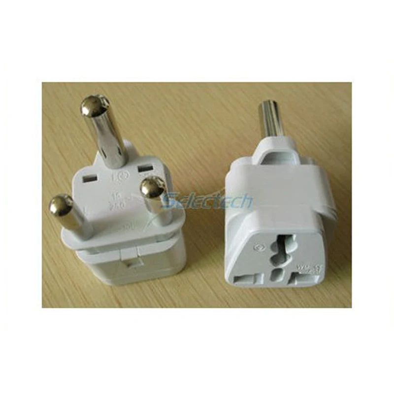 3 Pin Universal Uk/us/eu/au to Small South Africa Plug India Travel Converter Adaptor Ac Power Multi Outlet Adapter Socket