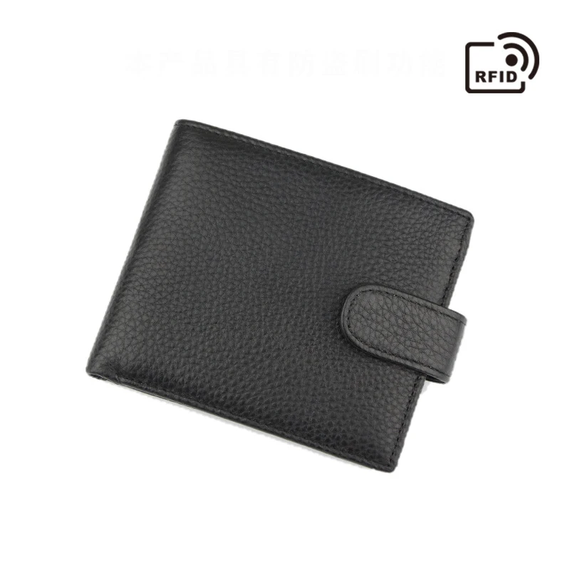 Fashion Men's Coin Purse Wallet With Rfid Blocking, Men's Pu