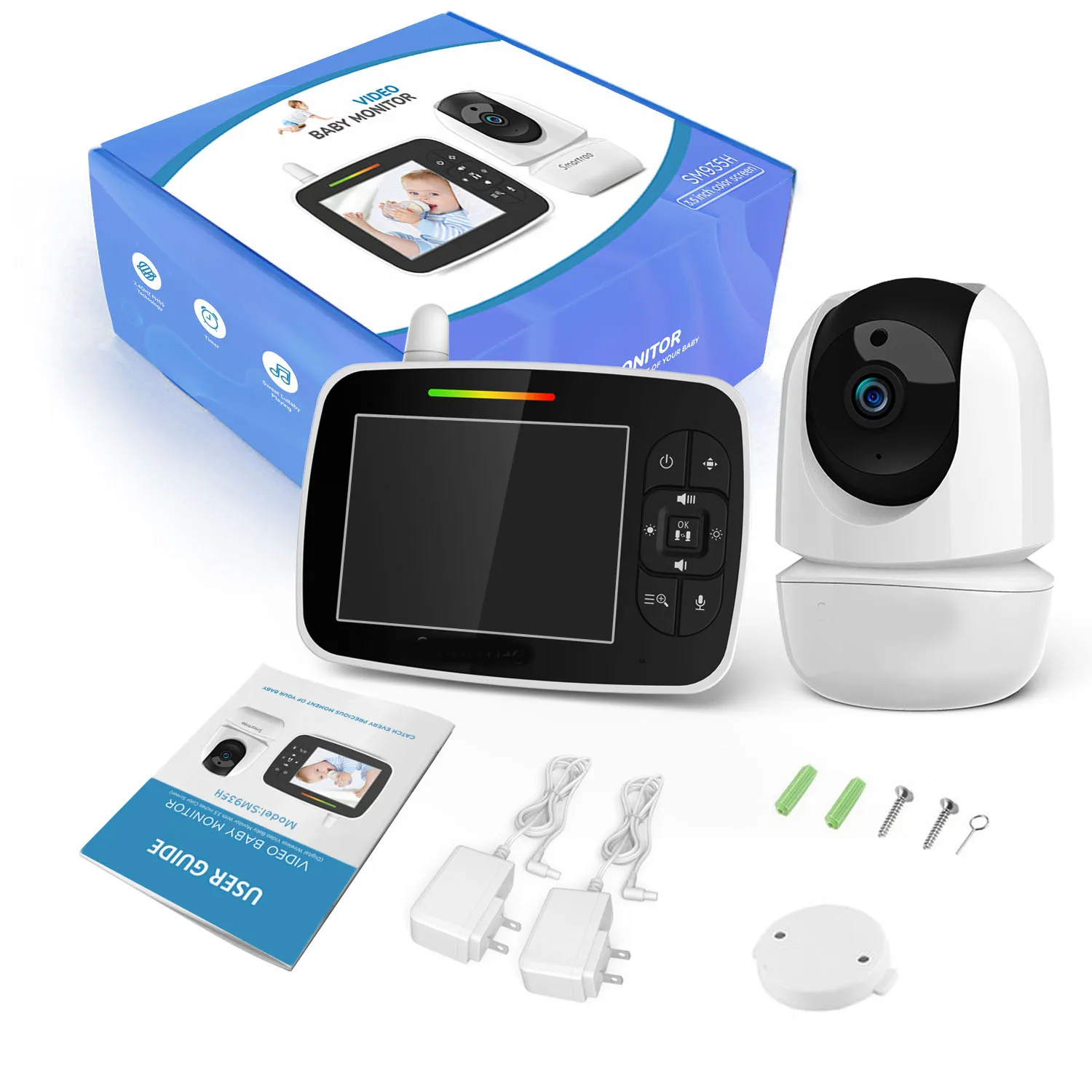 Buy Baby Monitor,Kamera Nirkabel,360 