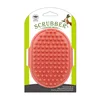 Portatarjetas con cabezal de cepillo de flor de ciruelo coral