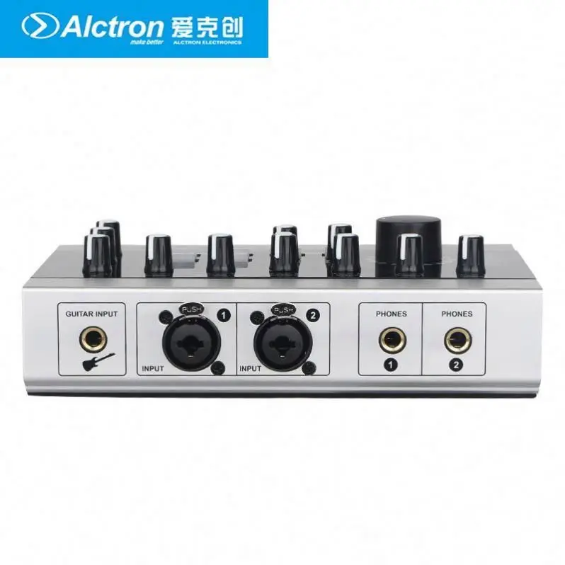 Alctron U16k Mk3 External Usb Sound Card For Live Streaming