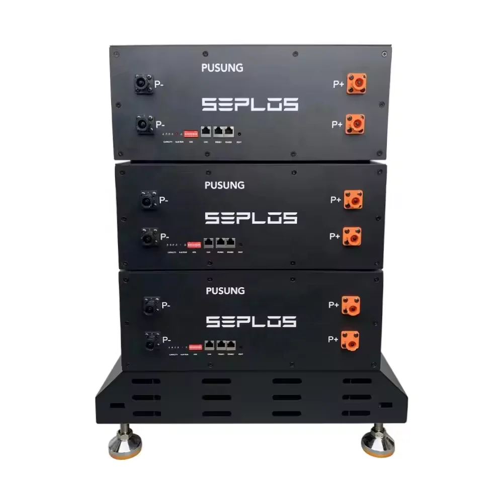 Factory Direct 48V Seplos Stackable Base Wheels Lifepo4 Battery Case and Box for Lithium Energy Storage Systems