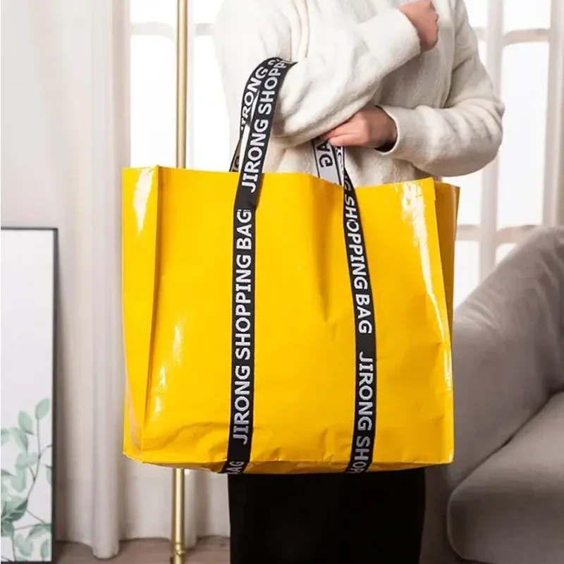 Custom Printed PP Tote Shopping Bags Reusable Foldable Non-Woven Eco-Friendly and Recyclable for Packaging Promotion manufacture
