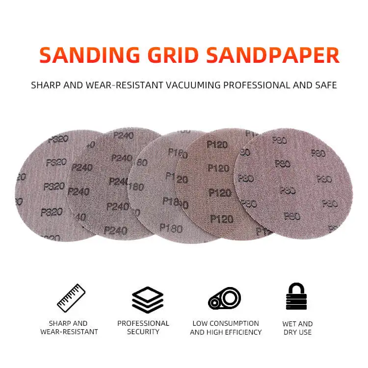 6inch Abrasive Disc 50 Pack Dust Free Micro Mesh Hook Loop OEM for ...