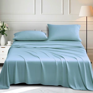 Premium Organic Bamboo Sheet Set Natural Soft Pure Bamboo Bedding High Quality Comfortable Organic Bamboo Sheets