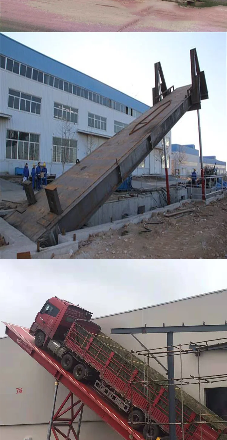 Bremetz 80-200t Hydraulic Dumper Truck Unloading System Truck Tippler ...