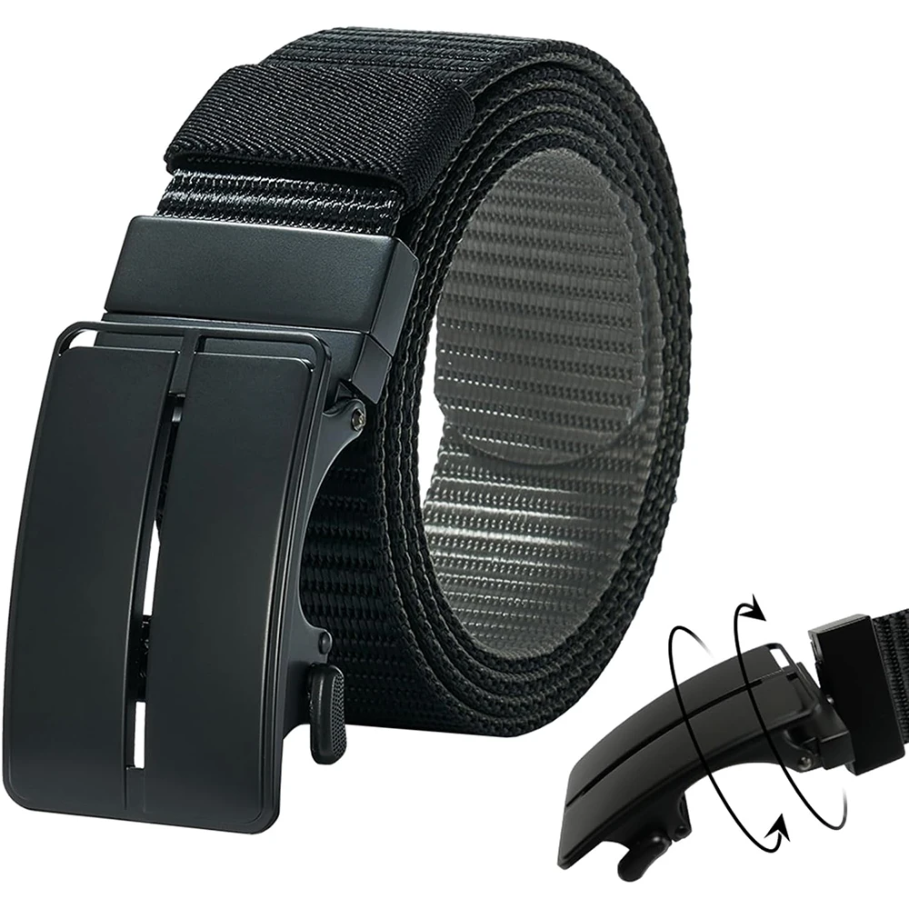 Adjustable Durable Training Sports Training Ratchet Belts Buckle Double-sided Nylon Strap Belts